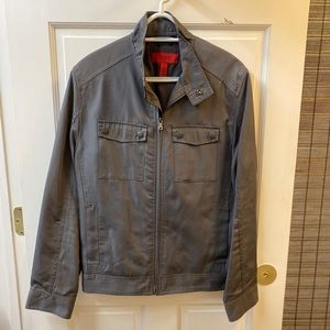 Alfani Gray Slim Fit Polyester Jacket